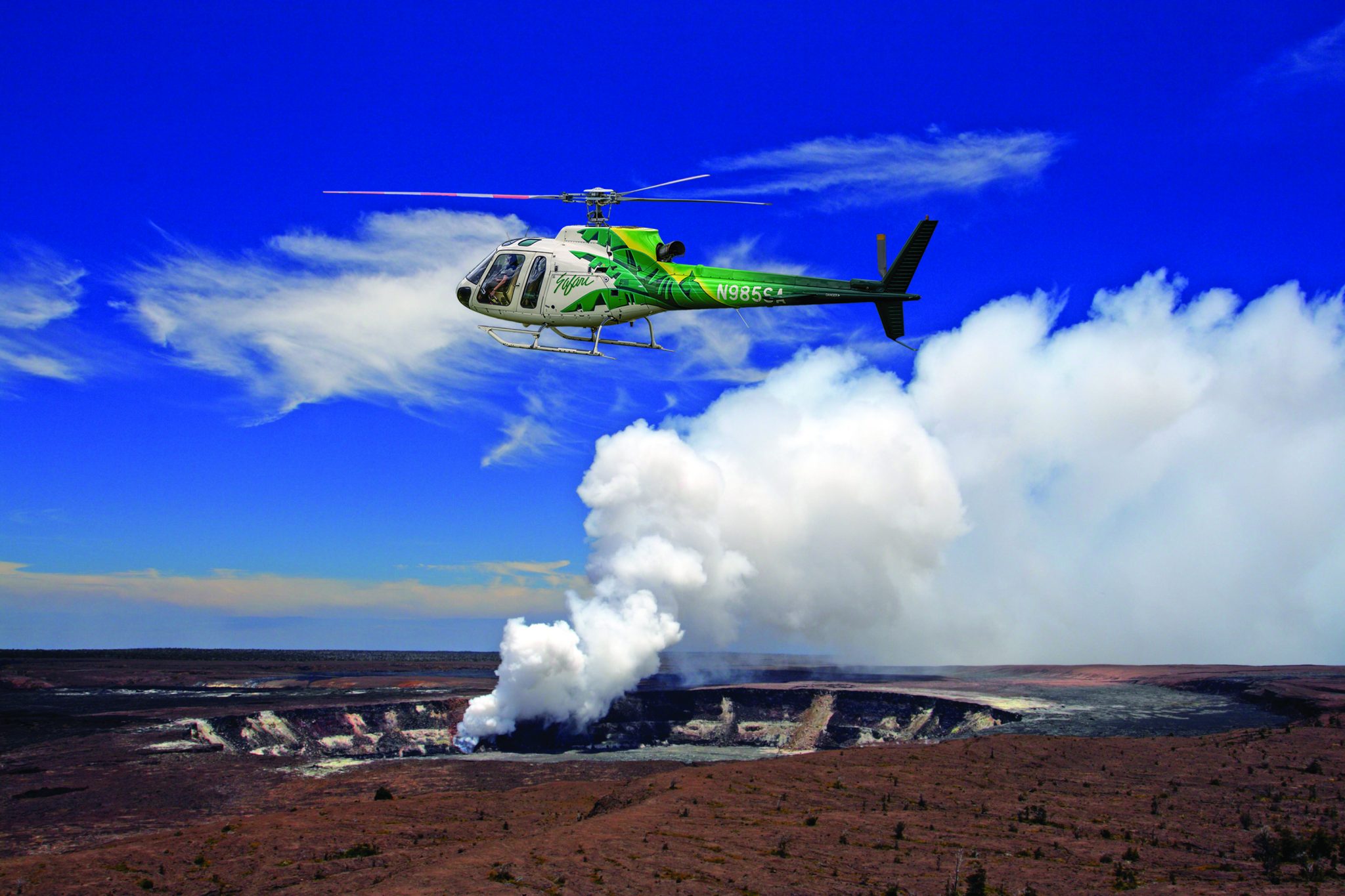 helicopter tour honolulu volcano